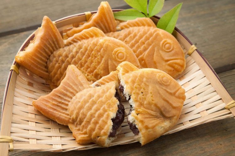 Тайяки с шоколадной пастой