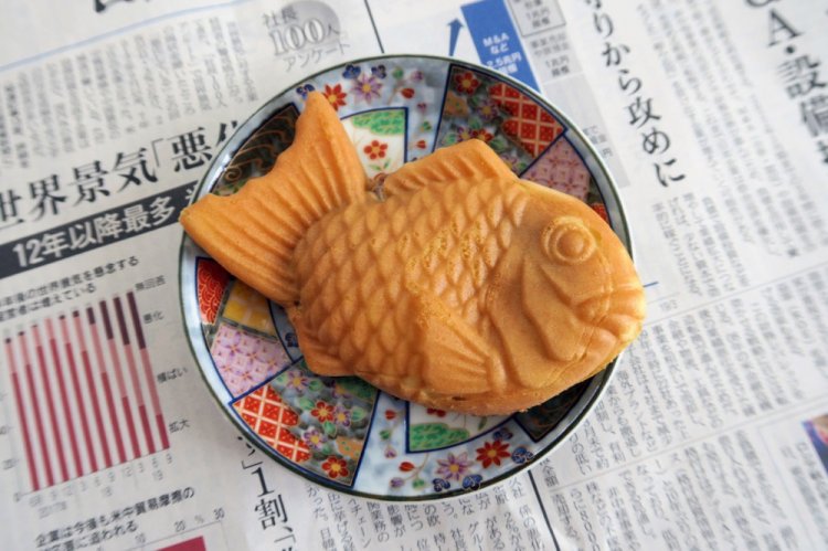 Тайяки с творожным сыром и вареньем