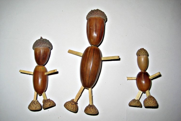 Поделки из желудей – фото и идеи