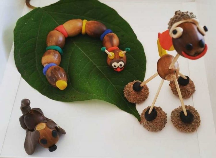 Поделки из желудей – фото и идеи