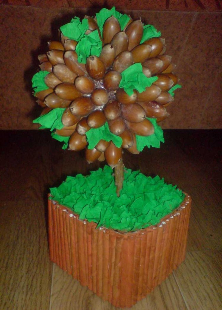 Поделки из желудей – фото и идеи