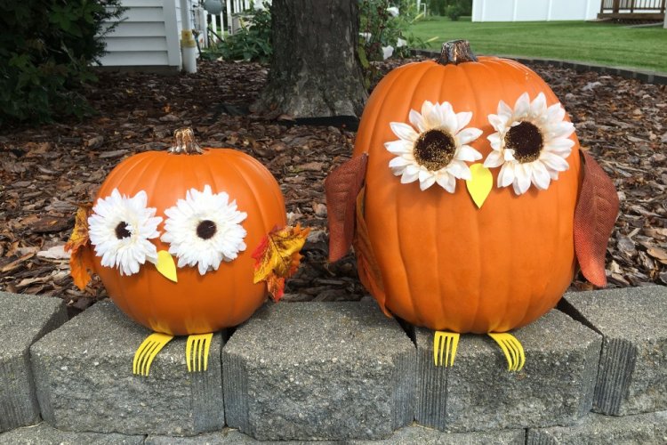 Поделки из тыквы – фото и идеи