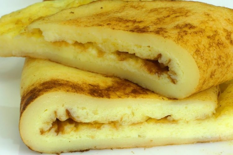 Омлет с манкой в мультиварке