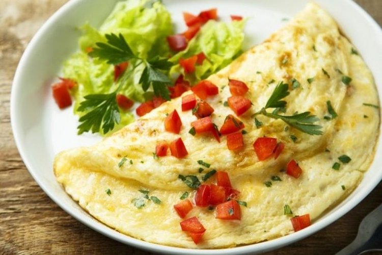 Омлет с майонезом