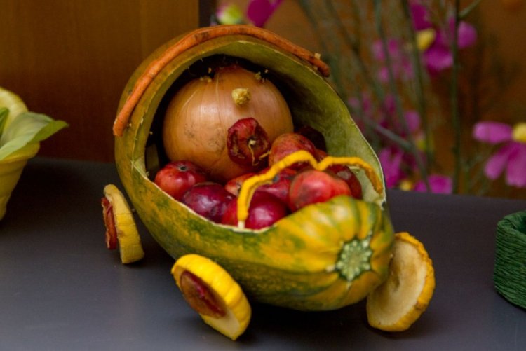 Поделки из кабачков - фото