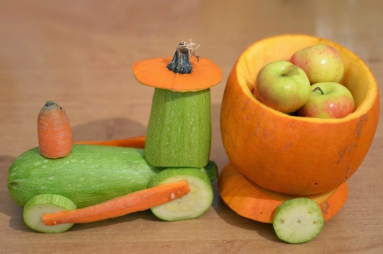 Поделки из кабачков - фото