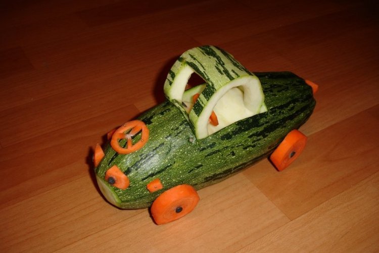 Поделки из кабачков - фото