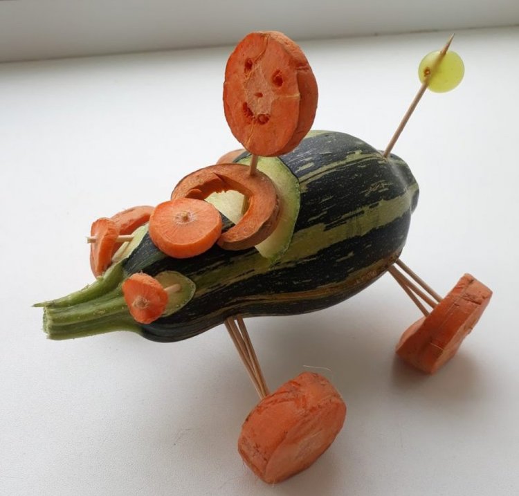 Поделки из кабачков - фото