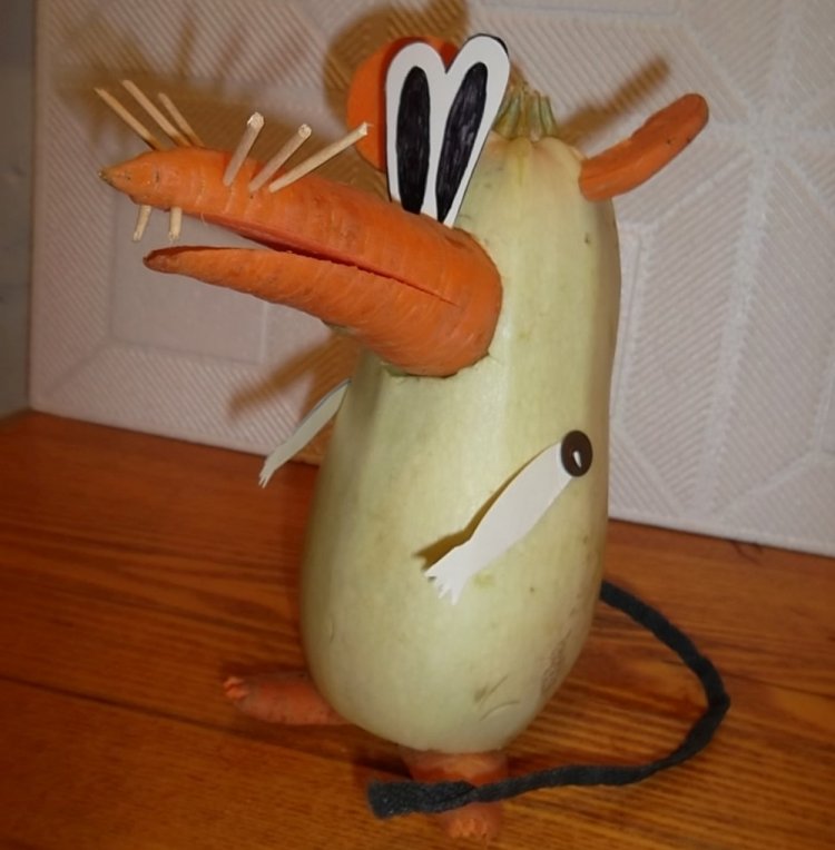 Поделки из кабачков - фото