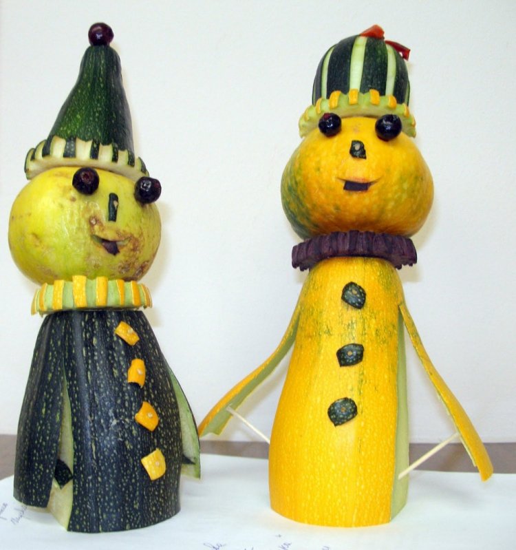 Поделки из кабачков - фото