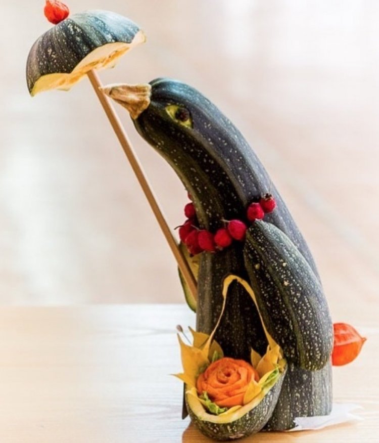 Поделки из кабачков - фото