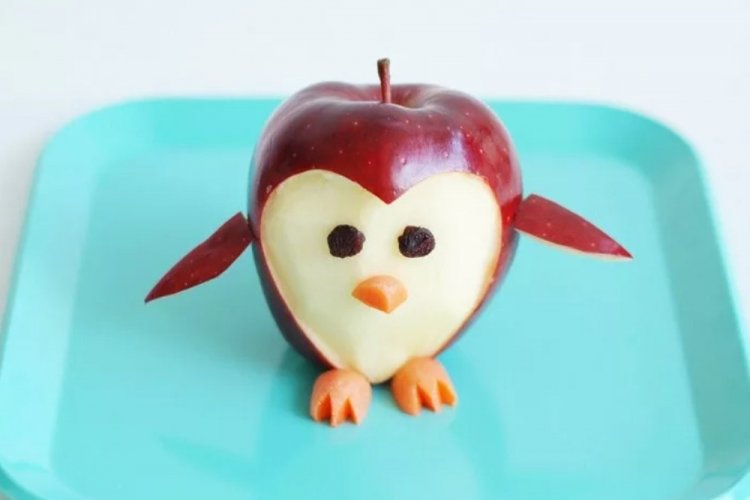 Поделки из яблок - фото