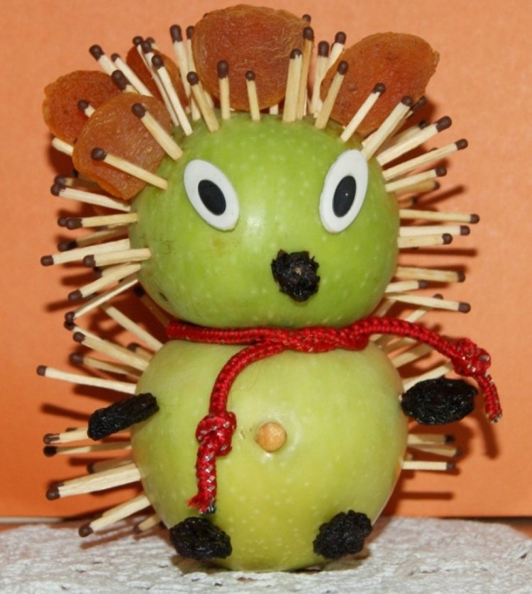 Поделки из яблок - фото