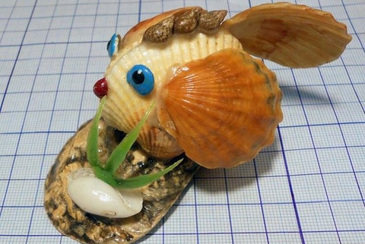Поделки из ракушек - фото
