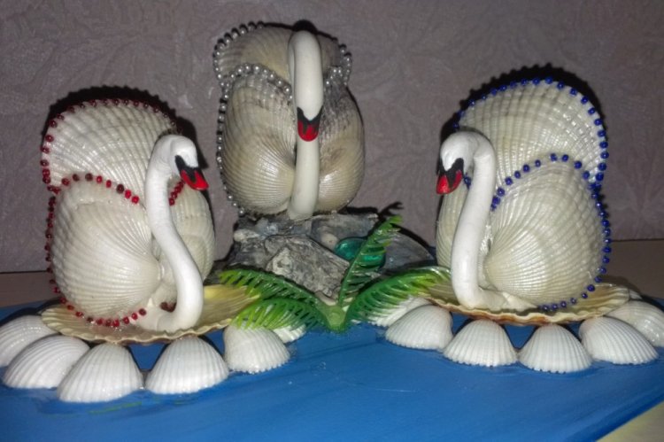 Поделки из ракушек - фото