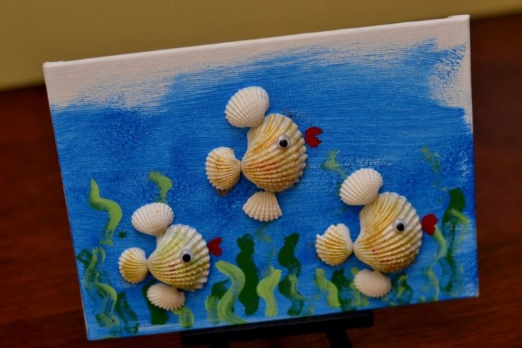 Поделки из ракушек - фото