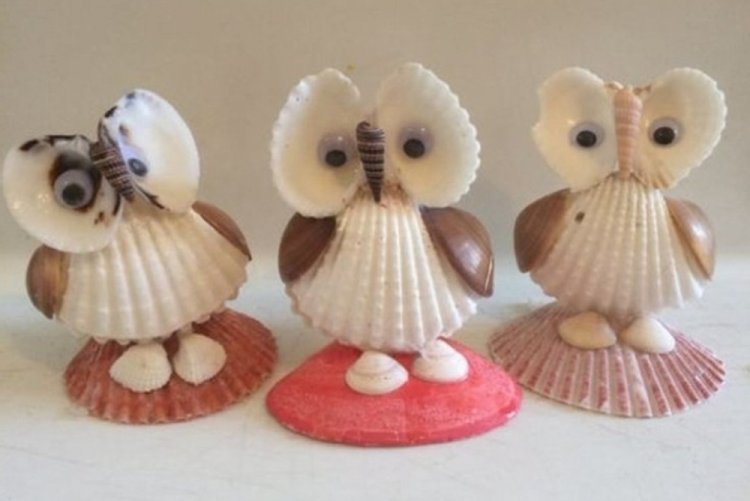 Поделки из ракушек - фото