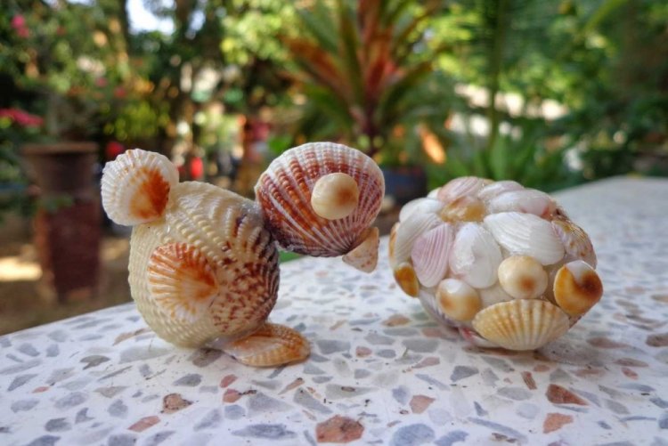 Поделки из ракушек - фото