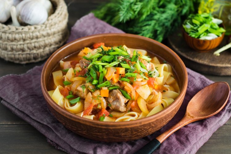 Лагман со свининой