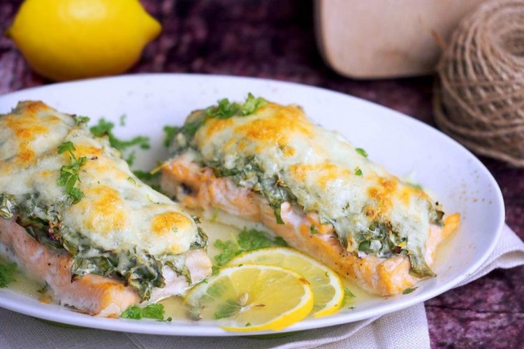 Форель под сыром