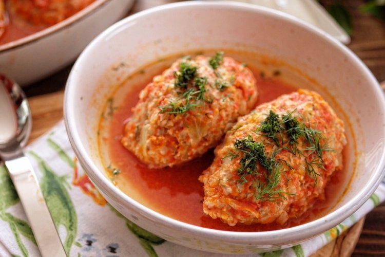 Ленивые голубцы с тилапией