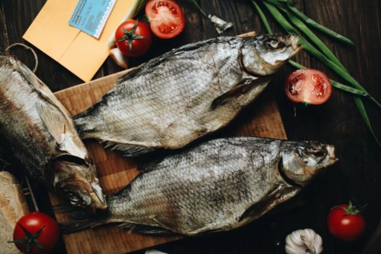 Вяленый карась