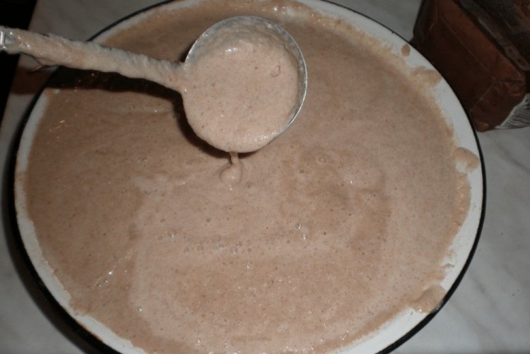 Тесто для блинов на гречневой муке