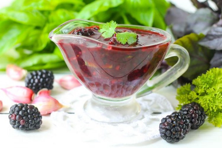 Ежевичный соус