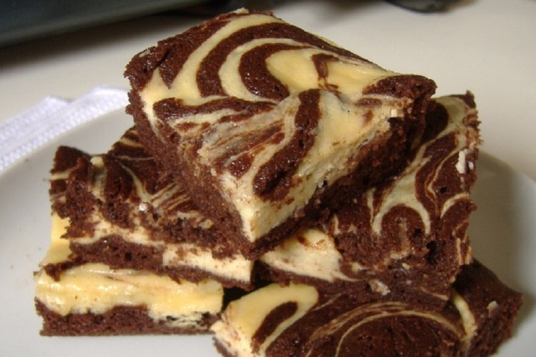 Шоколадный пирог с творогом