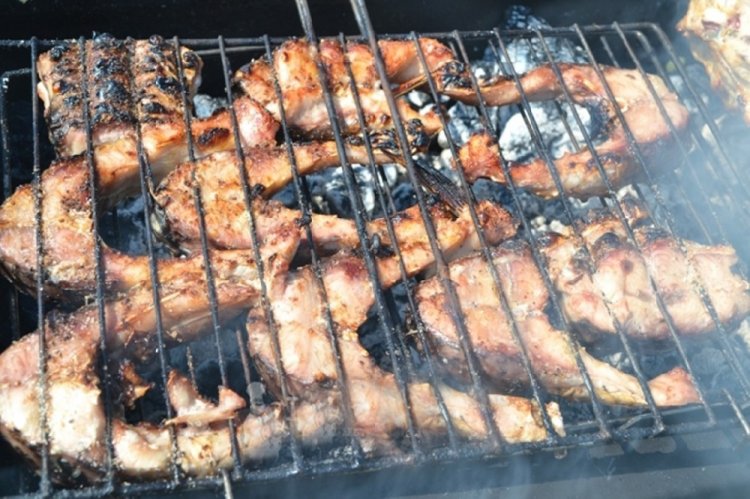 Шашлык из сазана