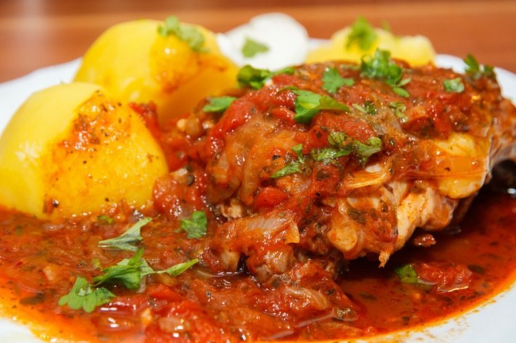 Чахохбили с картошкой