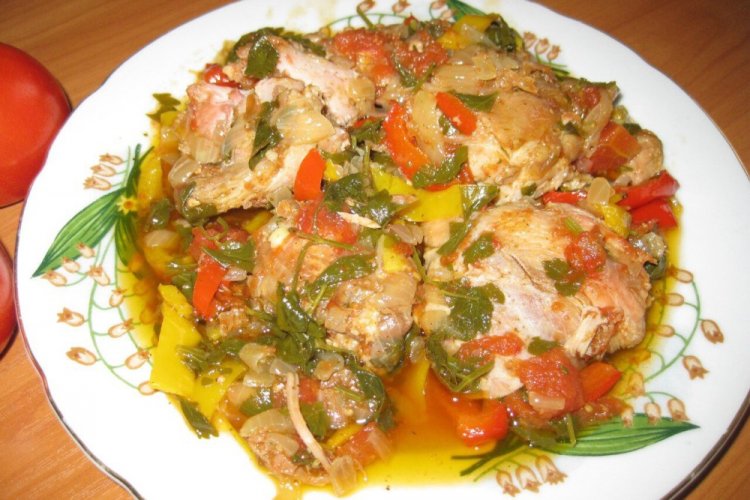 Чахохбили в мультиварке