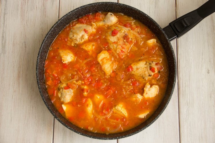 Классический чахохбили из курицы