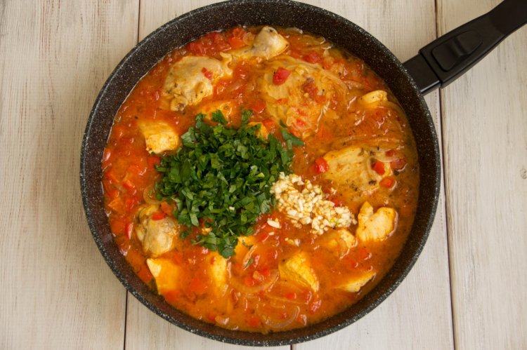 Классический чахохбили из курицы