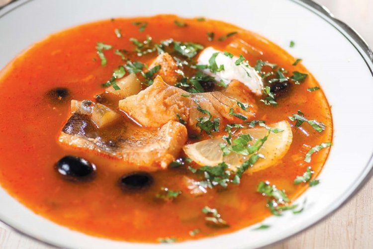 Рыбная солянка