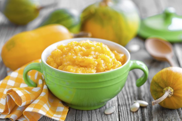 Пшенная каша с тыквой на кокосовом молоке