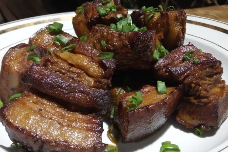 Сало в соевом соусе