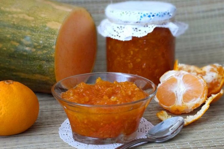 Варенье из тыквы с мандаринами