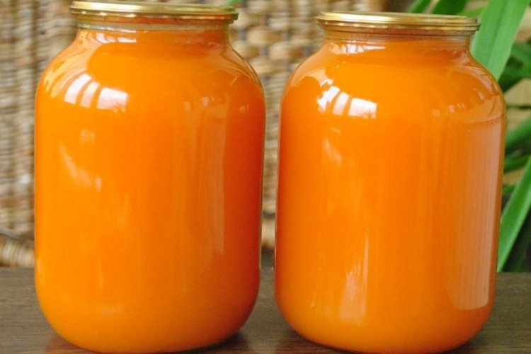 Сок из тыквы на зиму со стерилизацией
