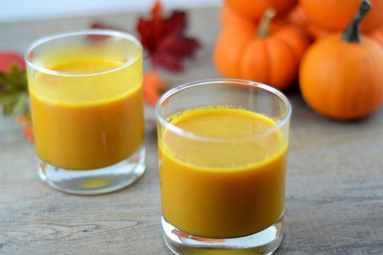 Сок из тыквы с курагой