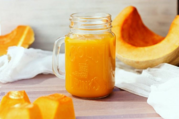 Сок из тыквы с абрикосами