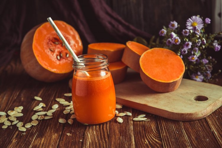 Тыквенный сок с мякотью на зиму