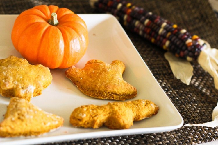 Тыквенное печенье с творогом
