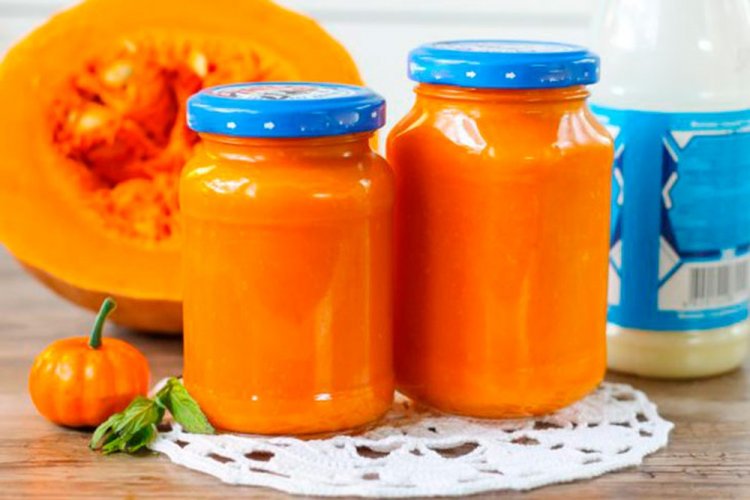 Пюре из тыквы со сгущенкой