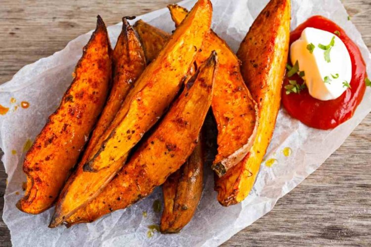 Хрустящий батат в духовке