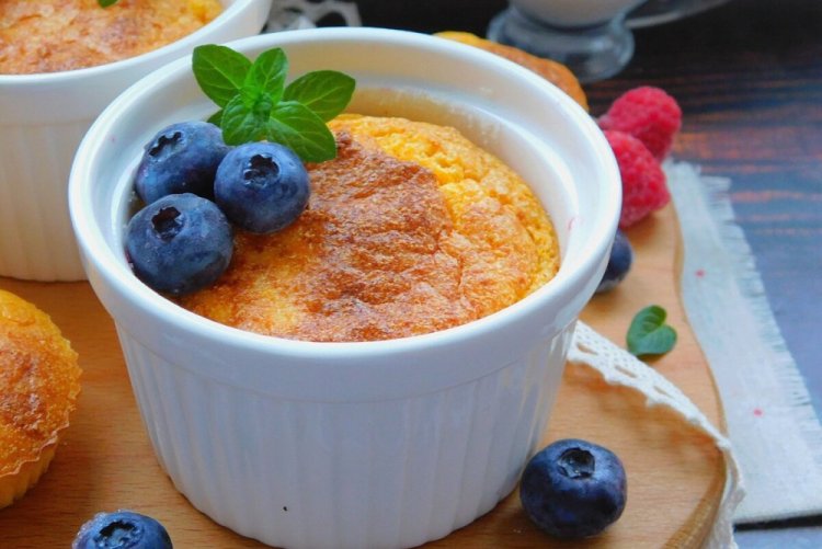 Суфле из тыквы и творога