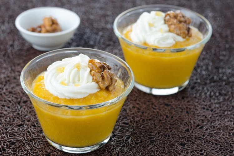 ПП десерт из тыквы и яблока