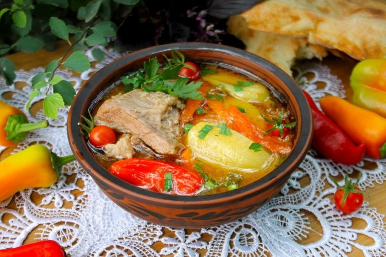 Суп Шурпа с капустой