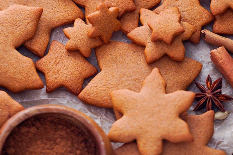 Имбирное печенье с арахисовой пастой