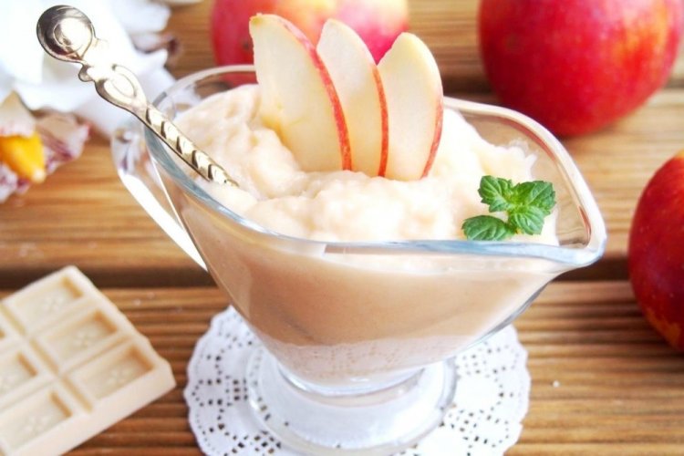 Яблочный мусс